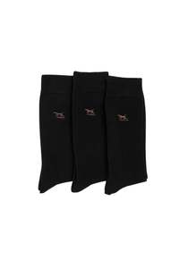 Dry Plains Three Pack Socks - Onyx