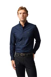 Mens: Oxford Shirt - Ink
