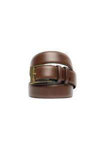 Wallets Belts: Fiordlands Belt - Chocolate