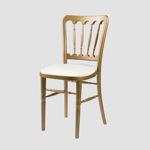 Chairs: Banquette Chair - Gold - Ex Showroom Sample