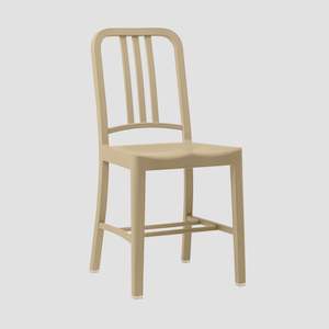 Chairs: 111 Navy Chair - Beach (Discontinued Colour)