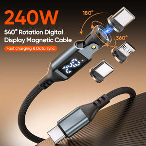 Orion Live 240W Type C.  540° LED Display 2m Data/Charge Magnetic Cable.