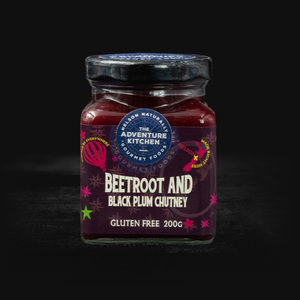 Products: Adventure Kitchen Beetroot and Black Plum Chutney 200gm