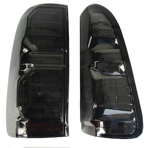 exterior: Smoked LED Tail Lights - Toyota Hilux N70 2011-2015