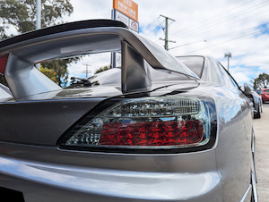 Lights: Nissan Silvia S15 Yashio Factory Style Smoked LED Tail Lights