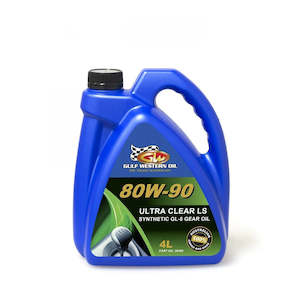 Oils: Gulf Western Ultra Clear Synthetic Gear Oil 80W-90 - 4L