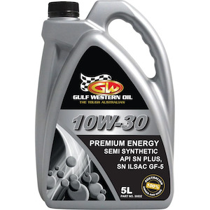Oils: Gulf Western Premium Energy 10W30 Engine Oil - 5L