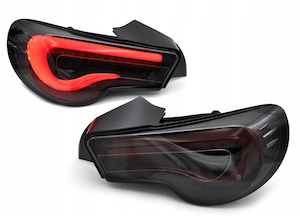Valenti Black Edition Tail Lights (Red LED Bar) - Toyota 86 & Subaru BRZ