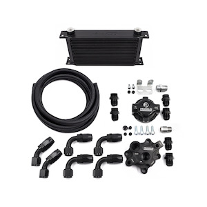 Oil Filter Relocation & Cooling Kit – Nissan RB Bolt-On Version with Aeroflow Oil Cooler