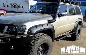 Kut Snake Flare Kit to Fit Nissan Patrol GU4 Models