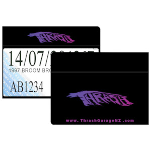 Thrash Garage Rego Slip Pouch