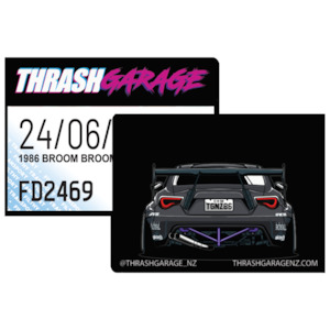 Decals: GT86 Rego Slip Pouch