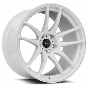 TR4 Kiwiana Gloss White Wheel