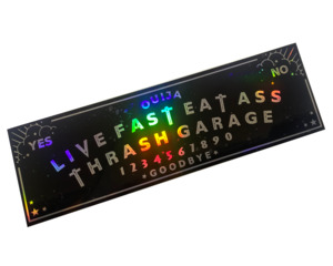 Decals: Live Fast Slap Decal