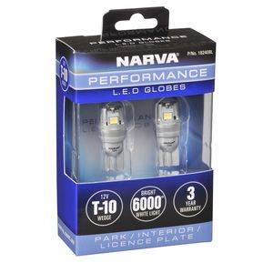 Electrics: Narva 12V T10 Wedge LED Bulbs (2pk) - 18240BL