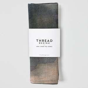 Summer Siesta: Cosmic Ocean Linen Tea Towel