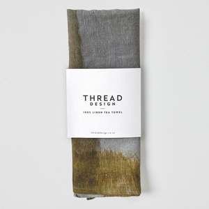 Summer Siesta: Gentle Dawn Linen Tea Towel