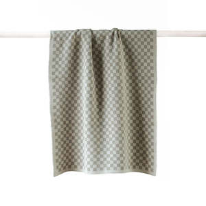 Chekka Knitted Hand Towel - Taupe