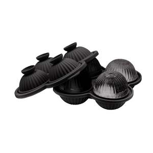 Ice Tray Sphere Riplet - Black