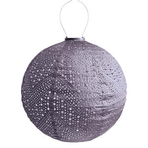 Lantern Round 40cm - Mauve Purple Verso