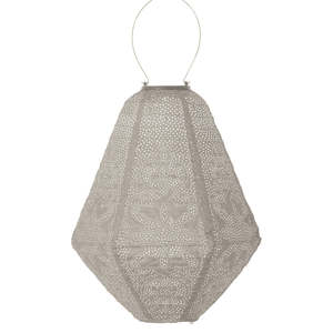 Lantern Can 30cm - Light Taupe Marrakesh