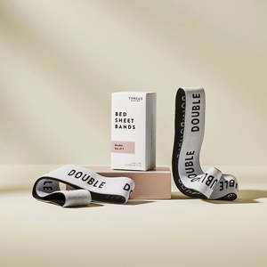 Secret Santa Gifts: Bed Sheet Bands Set of 2 - Double