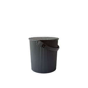 Bedroom: Omnioutil Storage Baby Bucket with Lid - Black