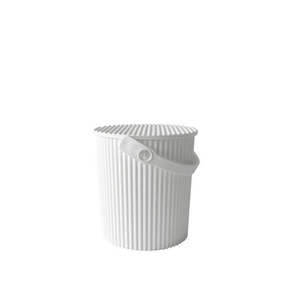 Omnioutil Storage Baby Bucket with Lid - White