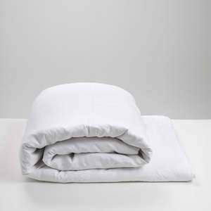 White Linen Duvet Cover - Single