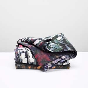Secret Garden Linen Throw
