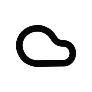 Curve Silicone Trivet - Black