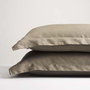 Olive Linen Pillowcases