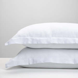 Linen Pillowcases: White Linen Pillowcases