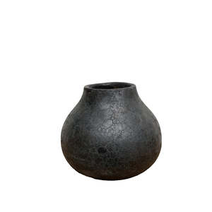Living Art Objects: Bangalow Short Vessel - Aged Black