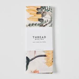 Thread Home Textile: Attenborough Linen Tea Towel