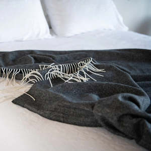 Cashmere Merino Throw XL - Storm