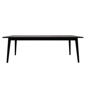 Warm Wood: Vaasa Oak Dining Table - Black