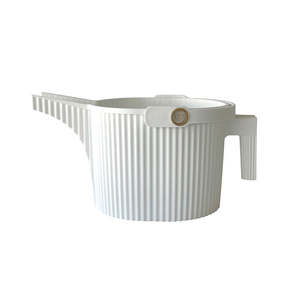 Monumental Concrete: Garden Beetle Watering Can - White