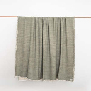The Art Of Layering: Piha Blanket - Sage