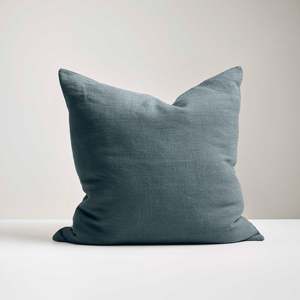 Peacock Heavy Linen Cushion
