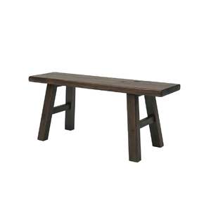Summer Siesta: Elm Wood Bench - Walnut