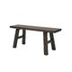 Elm Wood Bench - Walnut