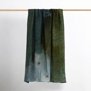 Summer Siesta: Deep Dusk Linen Throw
