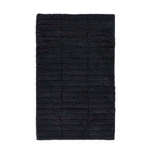 Beach Lover Gifts: Tile Bath Mat - Black