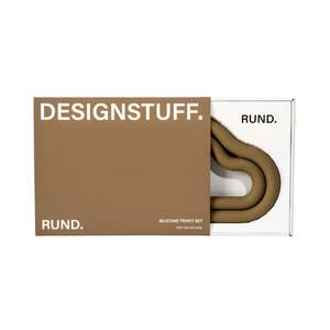 Rund Curve Silicone Trivet Set - Olive