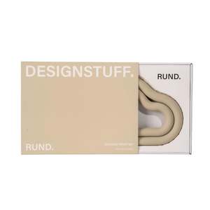 Rund Curve Silicone Trivet Set - Sand