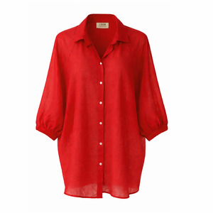 Colour Inspiration Moody Blue: Lilian Shirt - Red