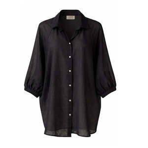 Colour Inspiration Moody Blue: Lilian Shirt - Black