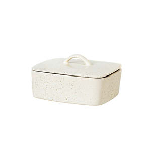 Foodie Gifts: Butter Dish With Lid - Nordic Vanilla