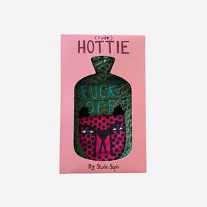 Colour Inspiration Moody Blue: Hey Hottie Hot Water Bottle - Fuck Off